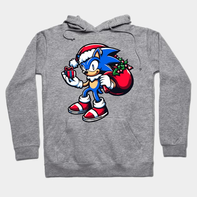 Sonic The Xmas 04 Hoodie by romancenemy